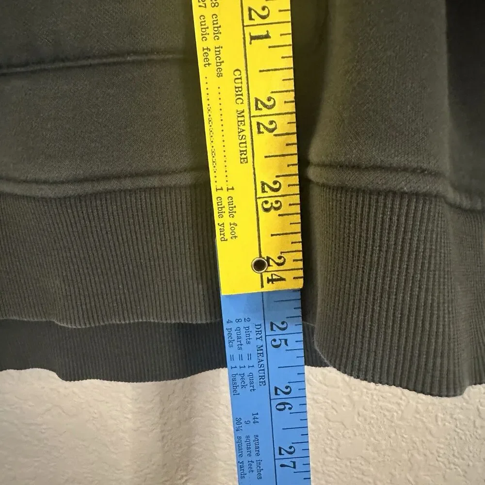 Fabletics Go To Hoodie Men’s Large Green‎ And Tan Sweatshirt Activewear Casual